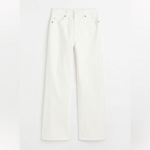 White High Waisted Jeans